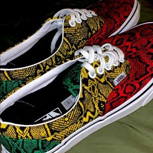 Jamaican themed vans